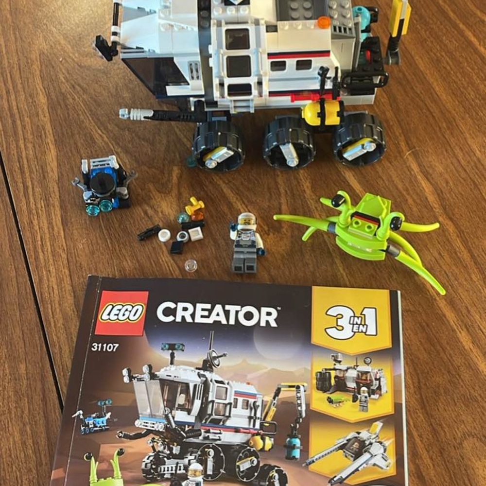 LEGO Creator Space Rover Explorer Set - Black, White, Green